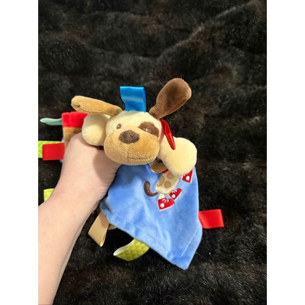 Taggies PUPPY Buddy Dog Security Blanket Lovey Plush Nunu Toy Mary Meyer
